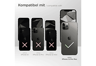 MOEX Purse Case, Flip Cover, Apple, iPhone 12 Pro Max, Dunkelbraun
