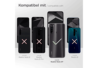 MOEX 3x Schutzfolie, matt Displayschutz(für Xiaomi Redmi Note 8T)