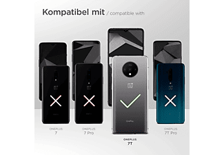 MOEX Purse Case, Flip Cover, OnePlus, 7T, Dunkelblau