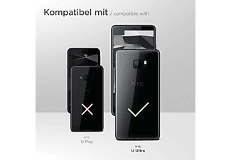MOEX Flip Case, Flip Cover, HTC, U Ultra, Deep-Black