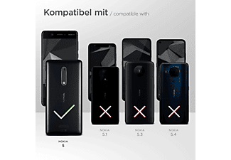 MOEX Alpha Case, Backcover, Nokia, 5, Schwarz
