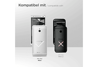 MOEX Flip Case, Flip Cover, HTC, One Mini, Sky-Blue
