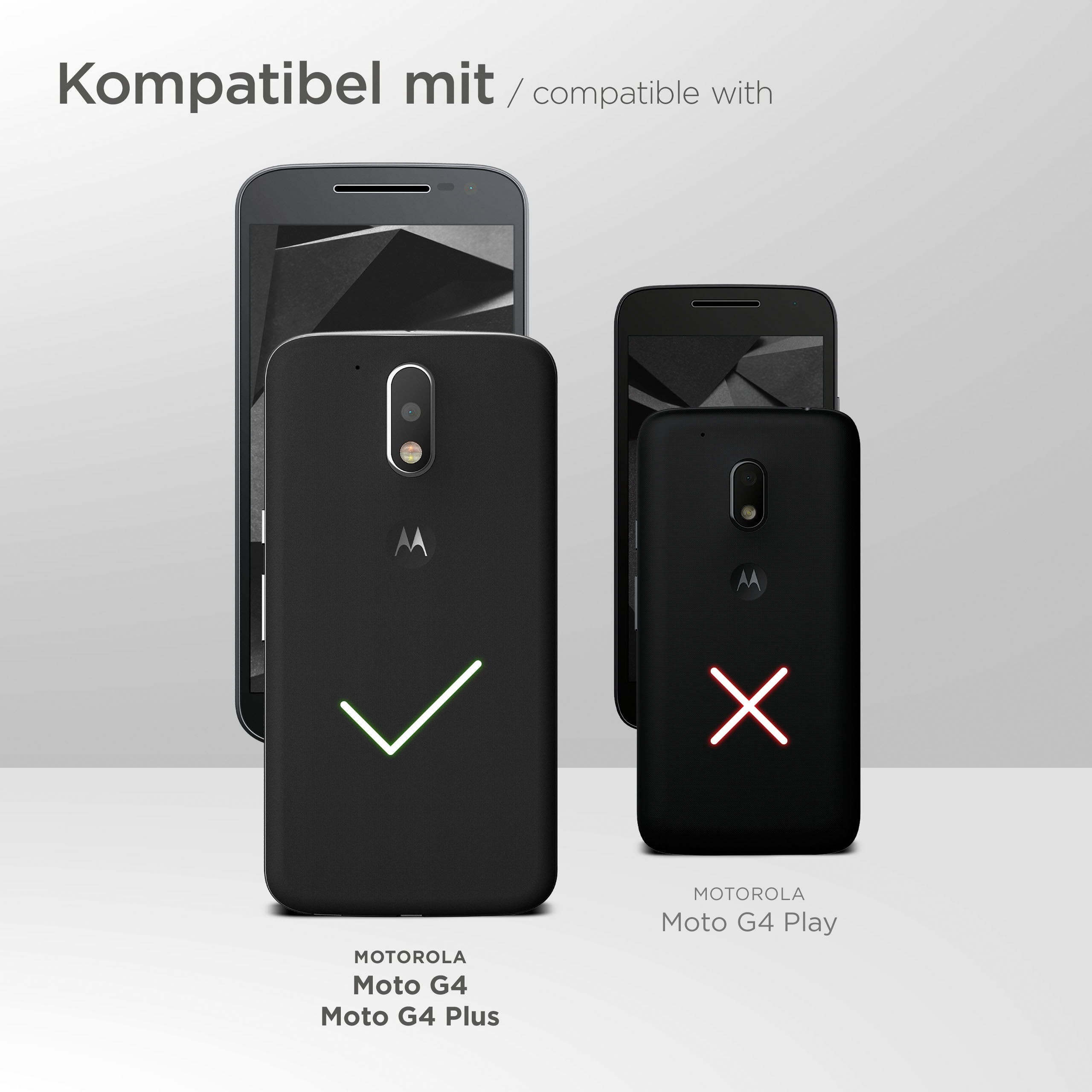 Case, Flip Flip MOEX Moto Plus, Lenovo, G4 Cover, / Deep-Black G4