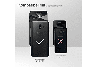 MOEX Flip Case, Flip Cover, Samsung, Galaxy J4 (2018), Deep-Black