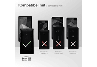 MOEX Aero Case, Backcover, Nokia, Lumia 520/525, Crystal-Clear