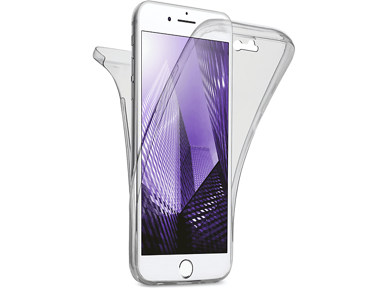 MOEX Double Case, Full Cover, Apple, iPhone 7 Plus / iPhone 8 Plus, Anthracite