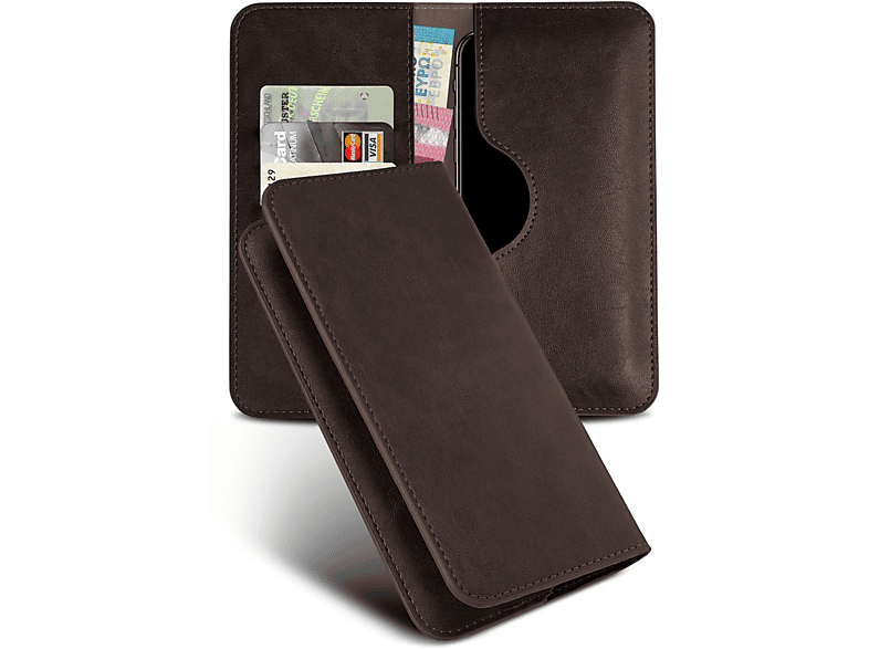 MOEX Purse Case, Flip Cover, Apple, iPhone 6s / iPhone 6, Dunkelbraun