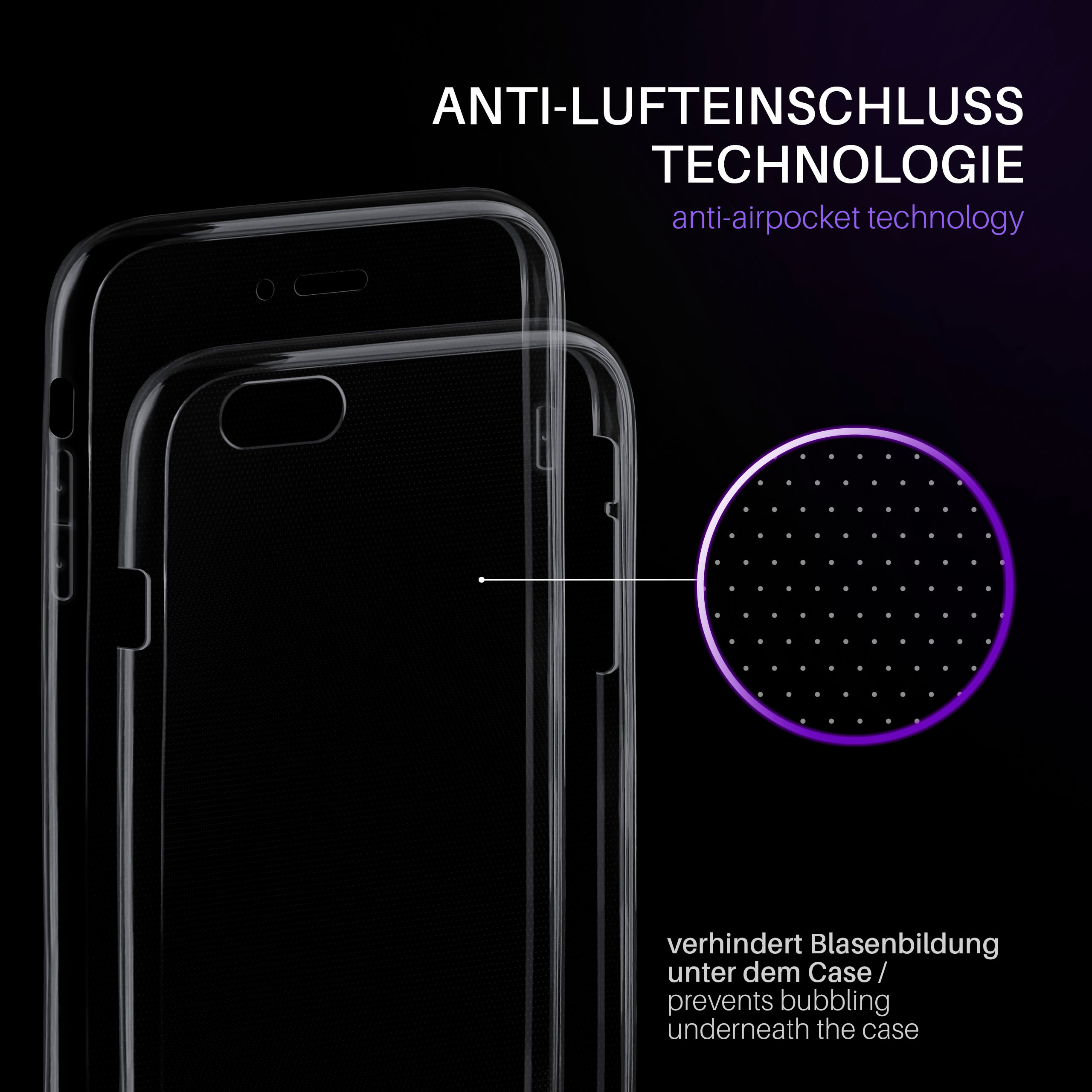 MOEX Double Case, Full Cover, Apple, iPhone Plus / 6s Anthracite Plus, 6