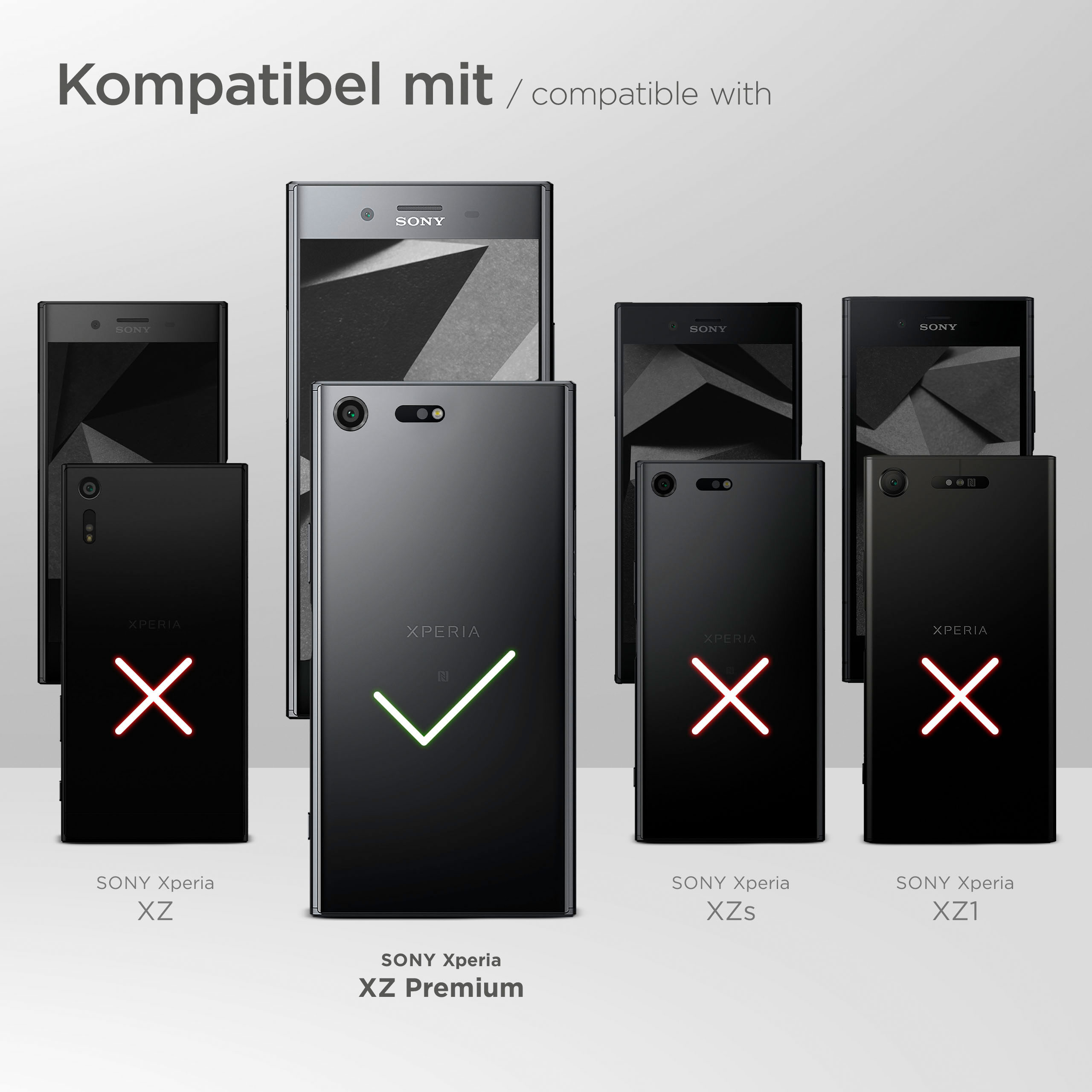 Cover, Case, Flip MOEX Xperia Purse Dunkelblau Sony, XZ Premium,