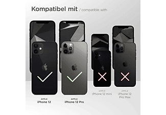 ONEFLOW Zeal Case, Sleeve, Apple, iPhone 12 / 12 Pro, Obsidian