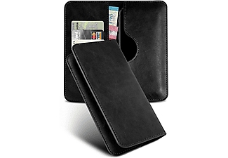 MOEX Purse Case, Flip Cover, HTC, One A9, Schwarz