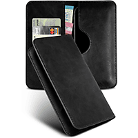 MOEX Purse Case, Flip Cover, Wiko, View4 Lite, Schwarz