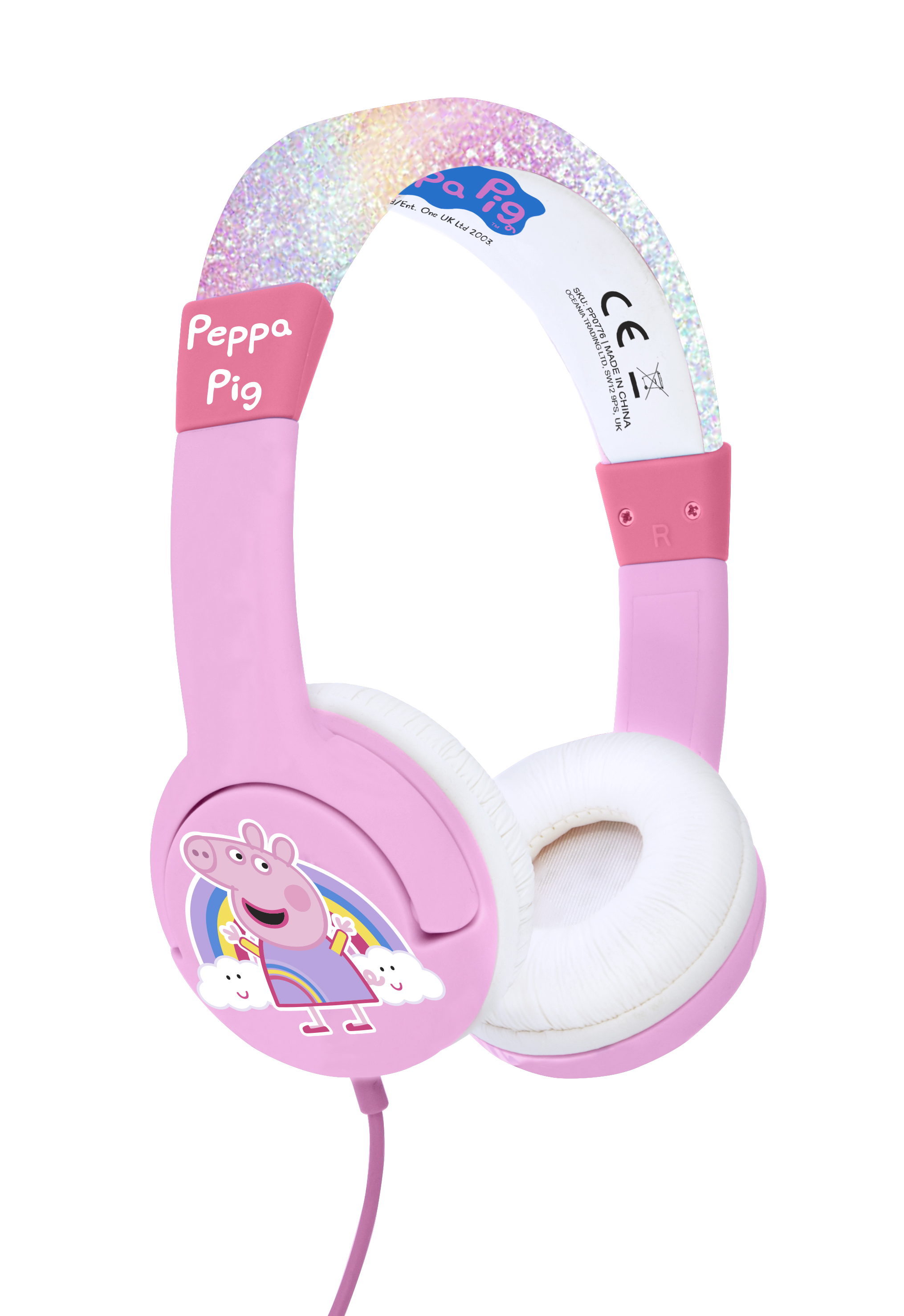 PP0776 PEPPA RAINBOW On-ear Kopfhörer Pink PIG OTL JUNIOR,