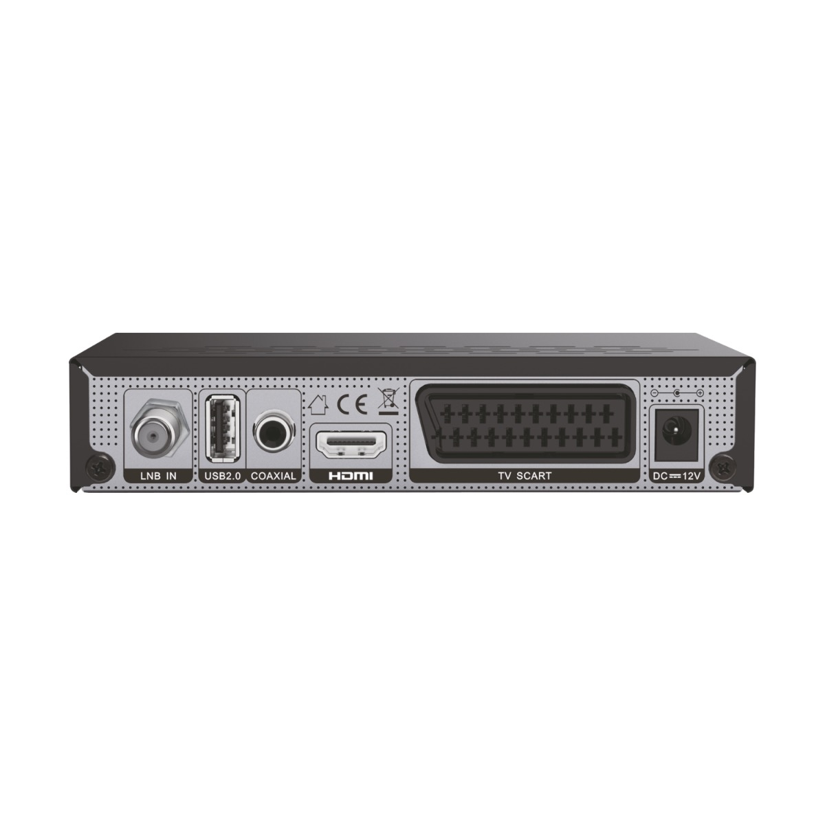 ANKARO ANK DSR 2100 mit schwarz) HD, Receiver PVR, DVB-S, DVB-C2, 1080p Digitaler Full DVB-S2, DVB-T2 (HDTV, Sat DVB-S2, (H.265), Receiver, HDMI PVR-Funktion, Satelliten