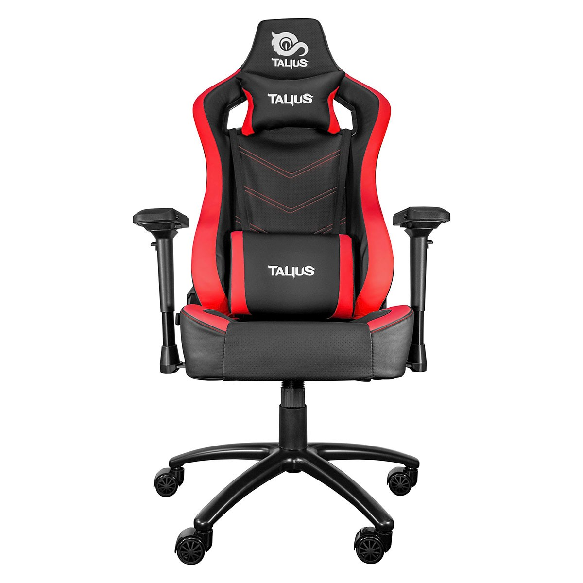 Silla Gaming Talius vulture basculante negra y roja butterfly metal ruedas nylon hasta 120 kg clase 4 profesional reposabrazos 4d altura ajustable alto respaldo