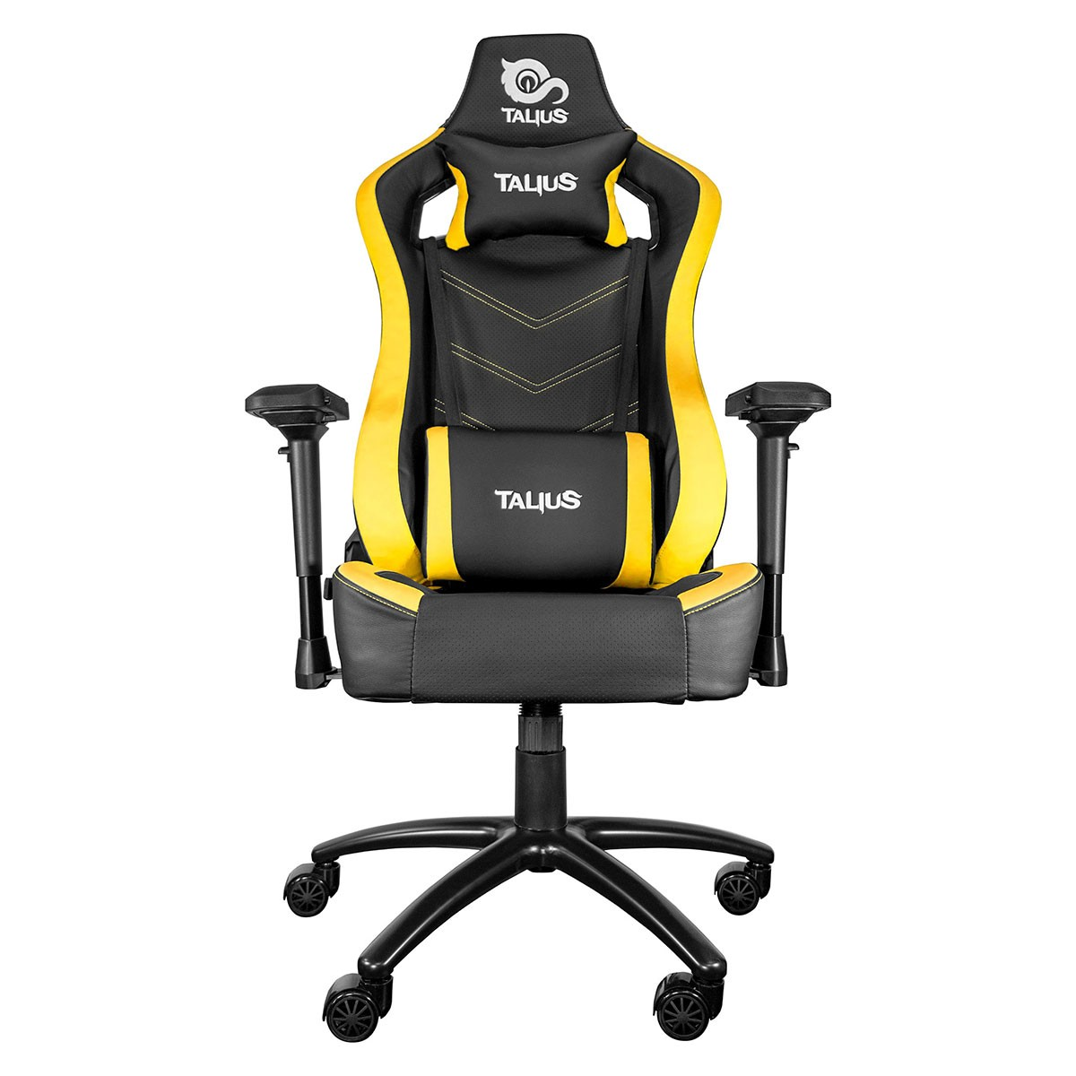 Silla Gaming Talius vulture negraamarilla butterfly metal ruedas nylon basculante amarilla hasta 120 kg clase 4 4d