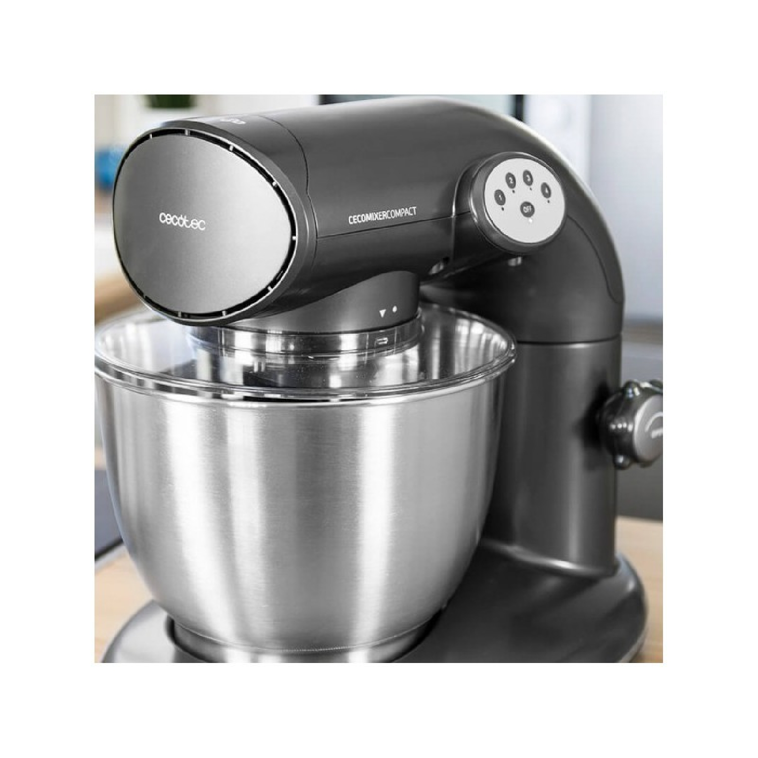 Robot de cocina - CECOTEC Cecomixer Compact, 1000 W, Inox