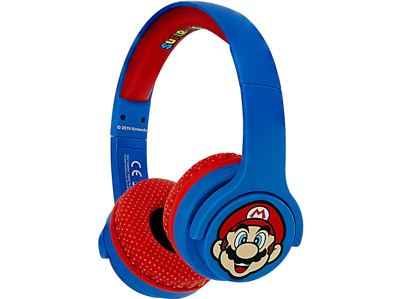 OTL TECHNOLOGIES Super Mario, On-ear Kopfhörer Bluetooth blau