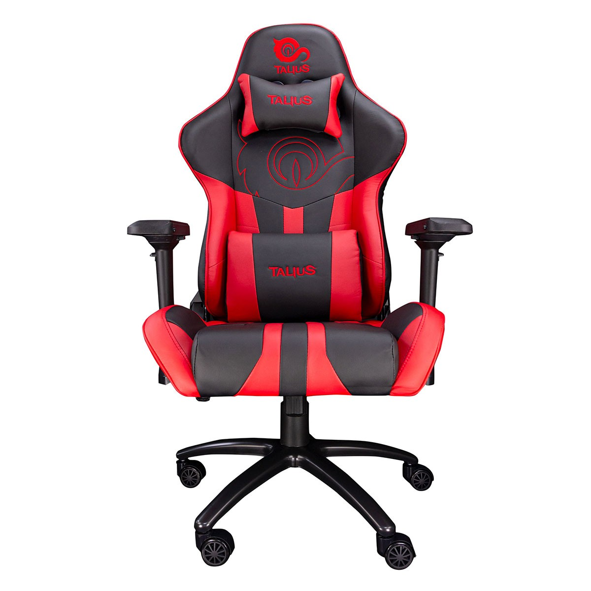 Silla Gaming Talius viper negro y rojo blackred 4d butterfly base metal ruedas 60mm nylon gas clase 4