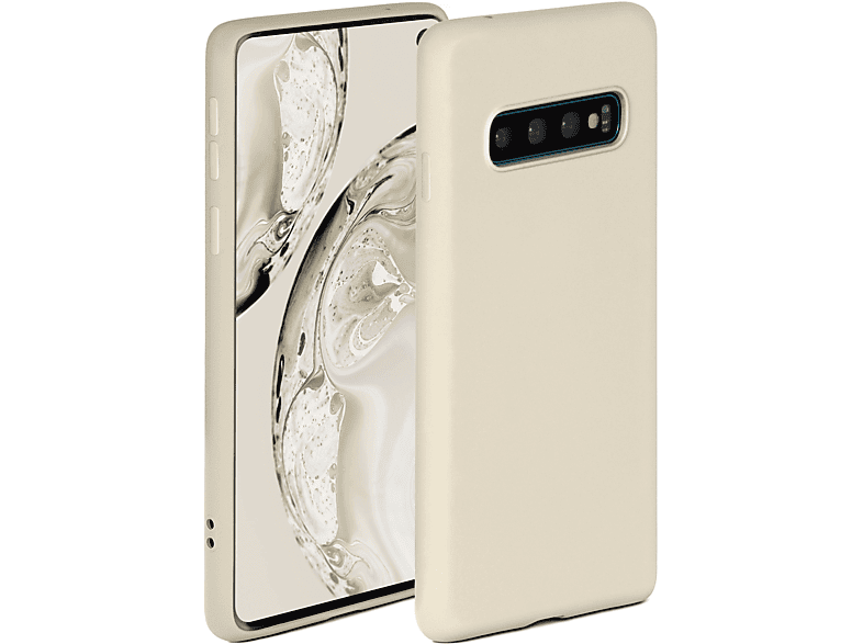 ONEFLOW Soft Case, Backcover, Samsung, Galaxy S10, Creme