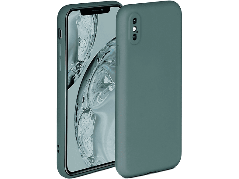 ONEFLOW Soft Case, Backcover, Apple, iPhone XS Max, Petrol