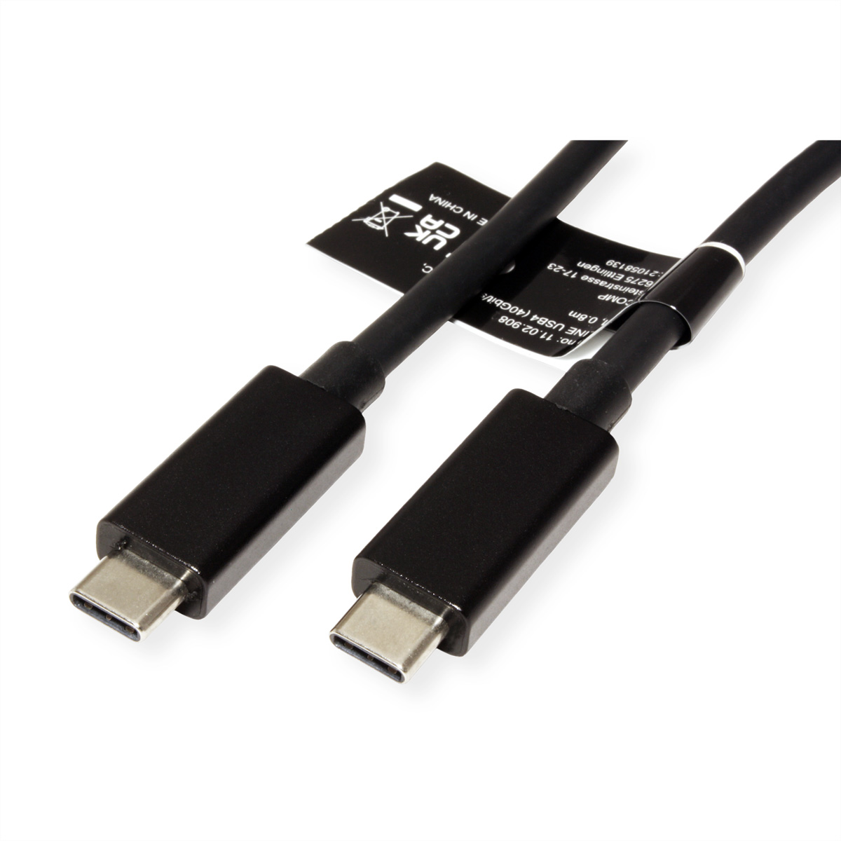 ROLINE Kabel 3 Emark, Kabel, ST/ST USB4 Gen USB4 C-C,