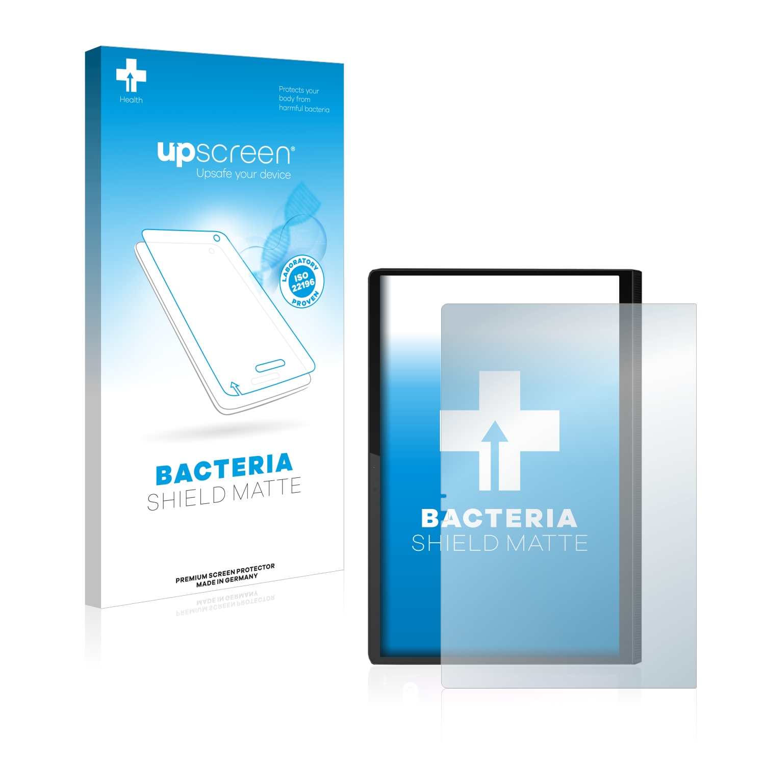 UPSCREEN antibakteriell entspiegelt matte 13 Schutzfolie(für Yoga Lenovo Tab (Hochformat))
