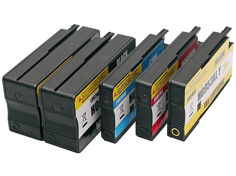 ABC Kompatibel Set 5x Tinte CMYK (953XL L0S70AE FF6U16AE FF6U17AE FF6U18AE)