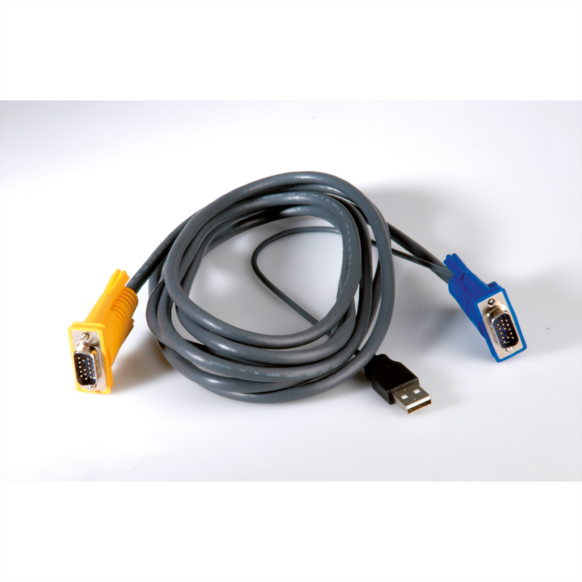 für 3 14.99.3222/.3223, USB VALUE (USB) m KVM-Kabel Kombikabel,
