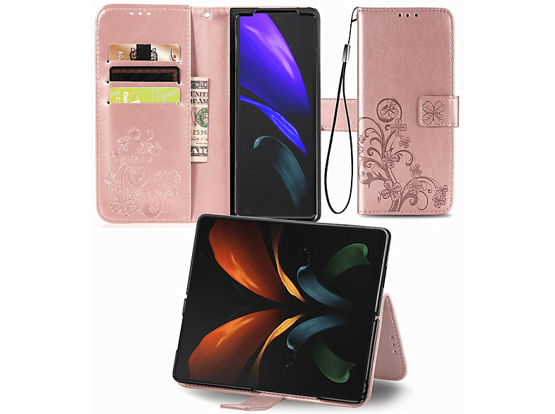120 KÖNIG Book Z DESIGN Galaxy Case, Fold3 5G, Samsung, Bookcover,