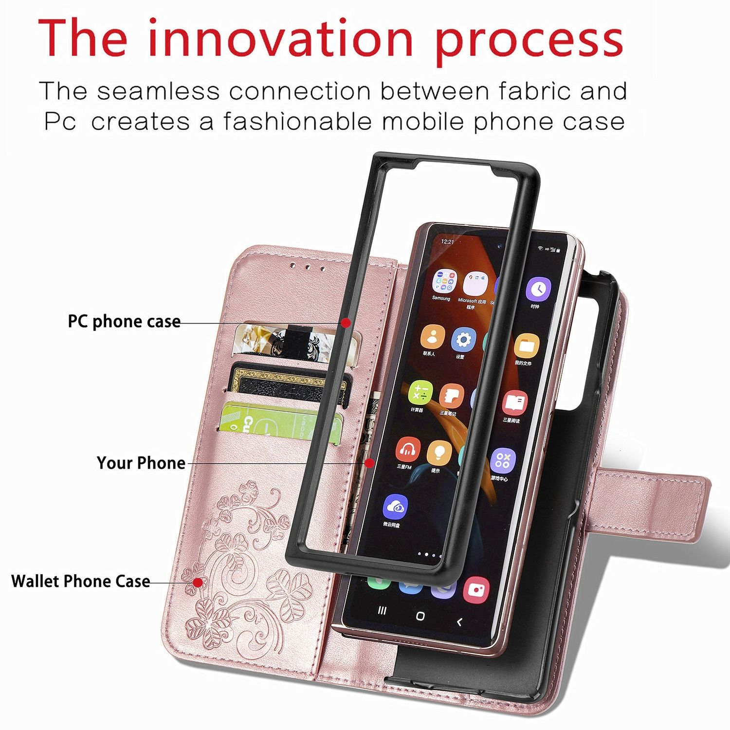Z Fold3 Case, 5G, Bookcover, 120 Galaxy Samsung, Book DESIGN KÖNIG
