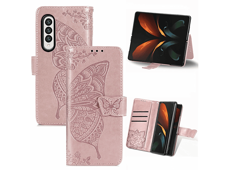 DESIGN Z Samsung, Case, Bookcover, Book KÖNIG 120 Galaxy Fold3 5G,