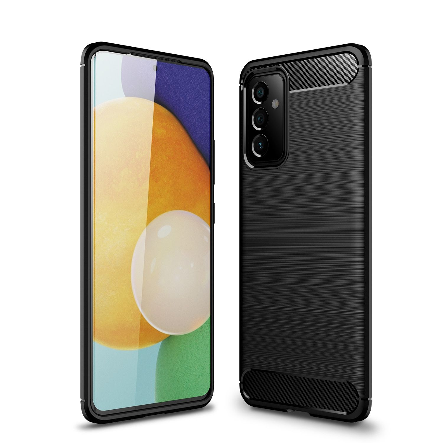 KÖNIG DESIGN Galaxy A82 Samsung, Schwarz 5G, Schutzhülle, Backcover