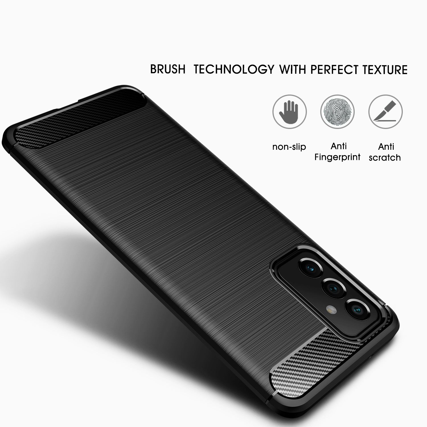 KÖNIG DESIGN Samsung, A82 Schwarz Galaxy 5G, Schutzhülle, Backcover