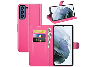 KÖNIG DESIGN Book Case, Bookcover, Samsung, Galaxy S21 FE, Rosa