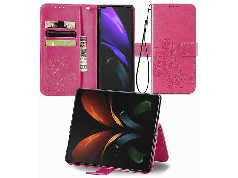 DESIGN Samsung, Case, Z Magenta 5G, KÖNIG Book Galaxy Fold4 Bookcover,