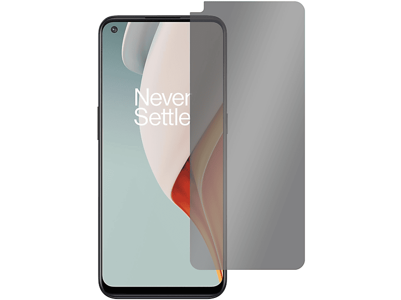 SLABO Blickschutzfolie OnePlus Protection Schwarz View 360° N100) Nord Displayschutz(für