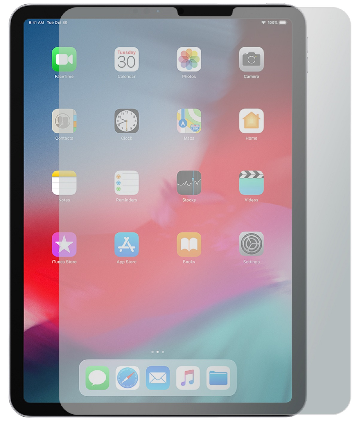 No (2020) | Pro iPad Displayschutz(für SLABO Air 11 Apple 2018-2021) 10.2 2 Reflexion x Displayschutzfolie
