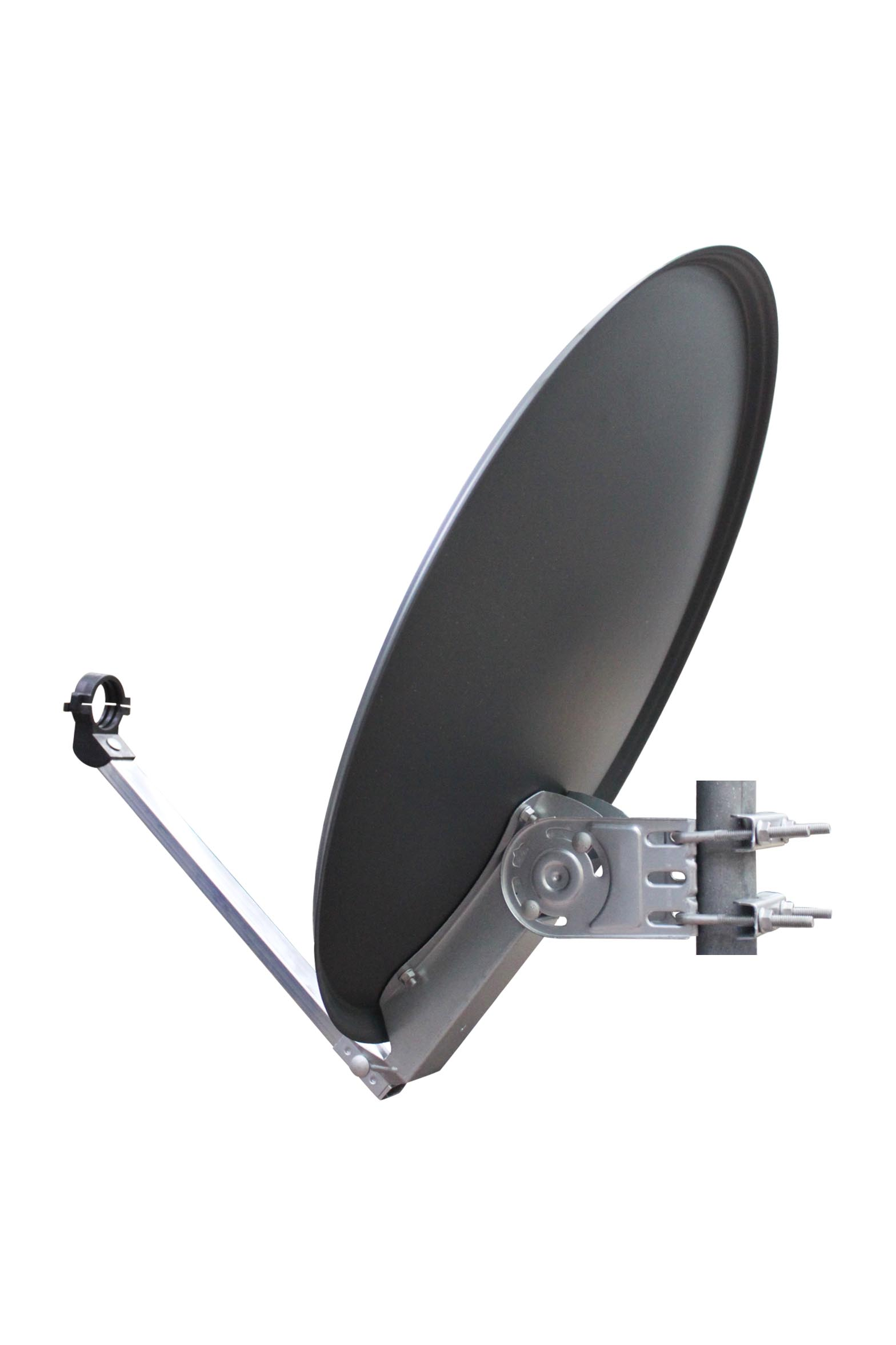 60cm anthrazit - OPTICUM Satellitenantenne Alu Satellitenschüssel -Witterungsbeständige QA60 Sat-Antenne cm aus Sat-Spiegel 60 RED
