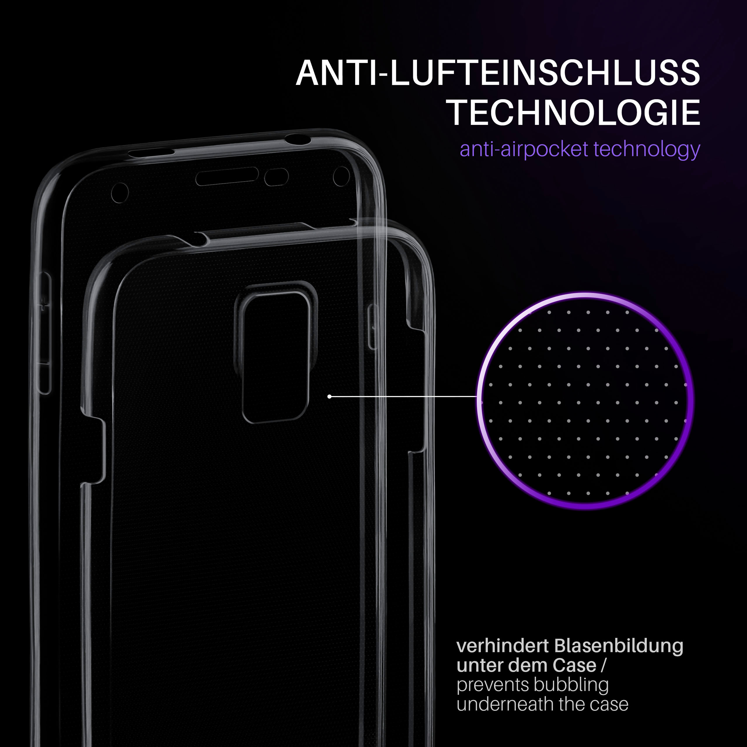 MOEX Double Case, Neo, / S5 Anthracite Galaxy Cover, Samsung, S5 Full