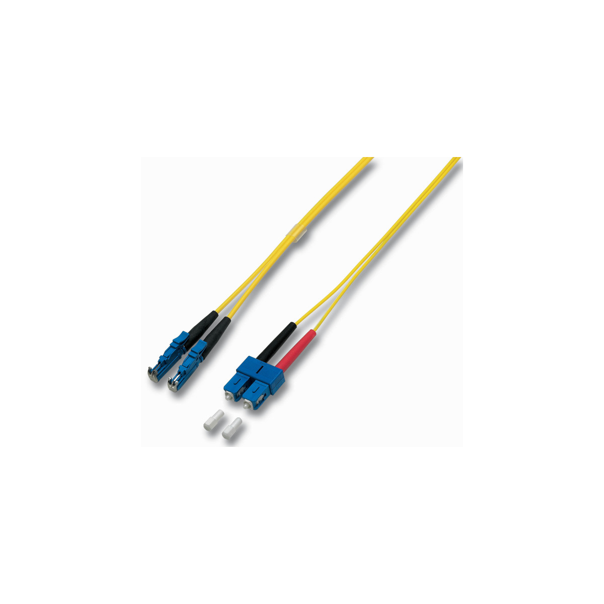 Duplex / SC COMMUNIK Glasfaserkabel, - 5 m Kabel E2000, Jumper