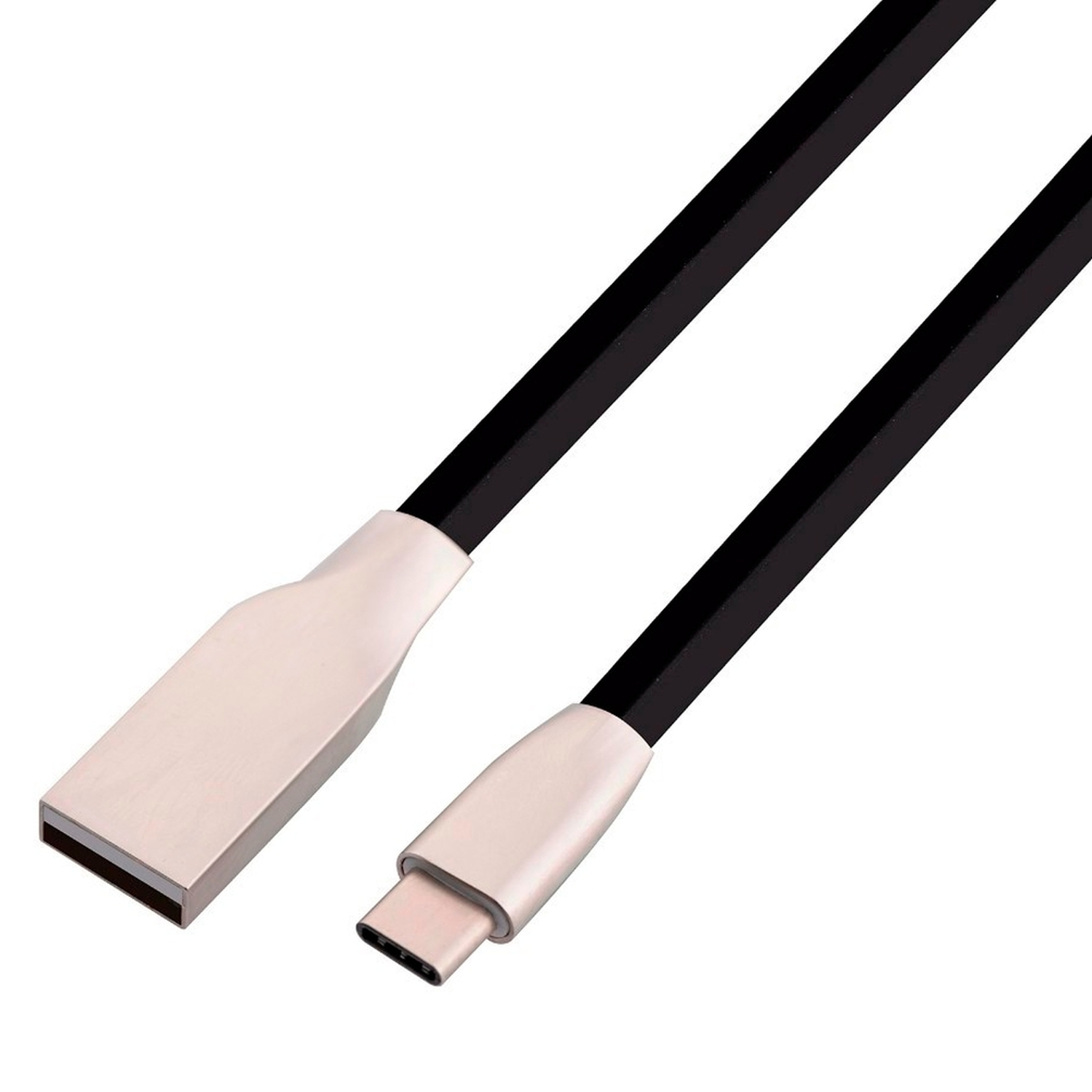 Ladekabel USB-C C SMARTACC Datenkabel, Schwarz Typ / 1m Ladekabel