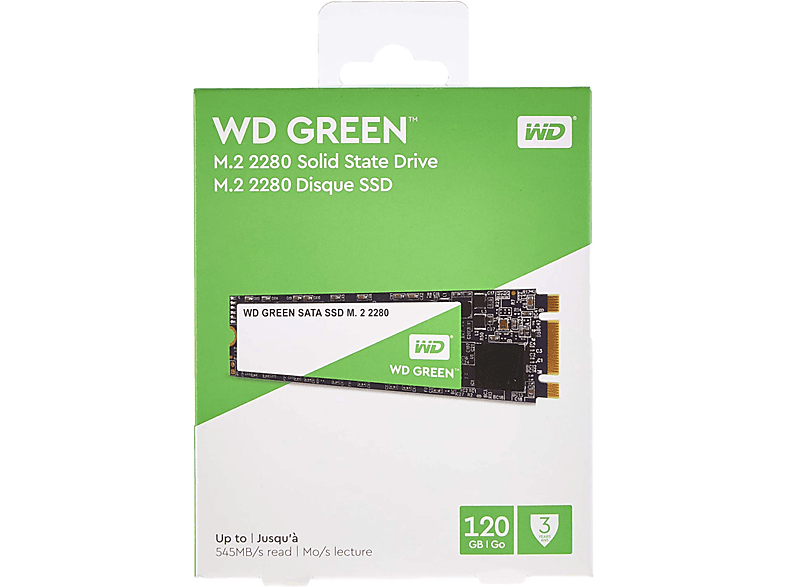 Disco 120GB Disco SSD WD Green 120GB M.2 SATA WESTERN DIGITAL | MediaMarkt