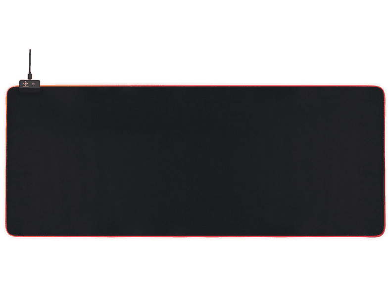 DELTACO GAMING Extra Großes RGB Mauspad Mauspad (Gaming) (900 mm x 360 mm)