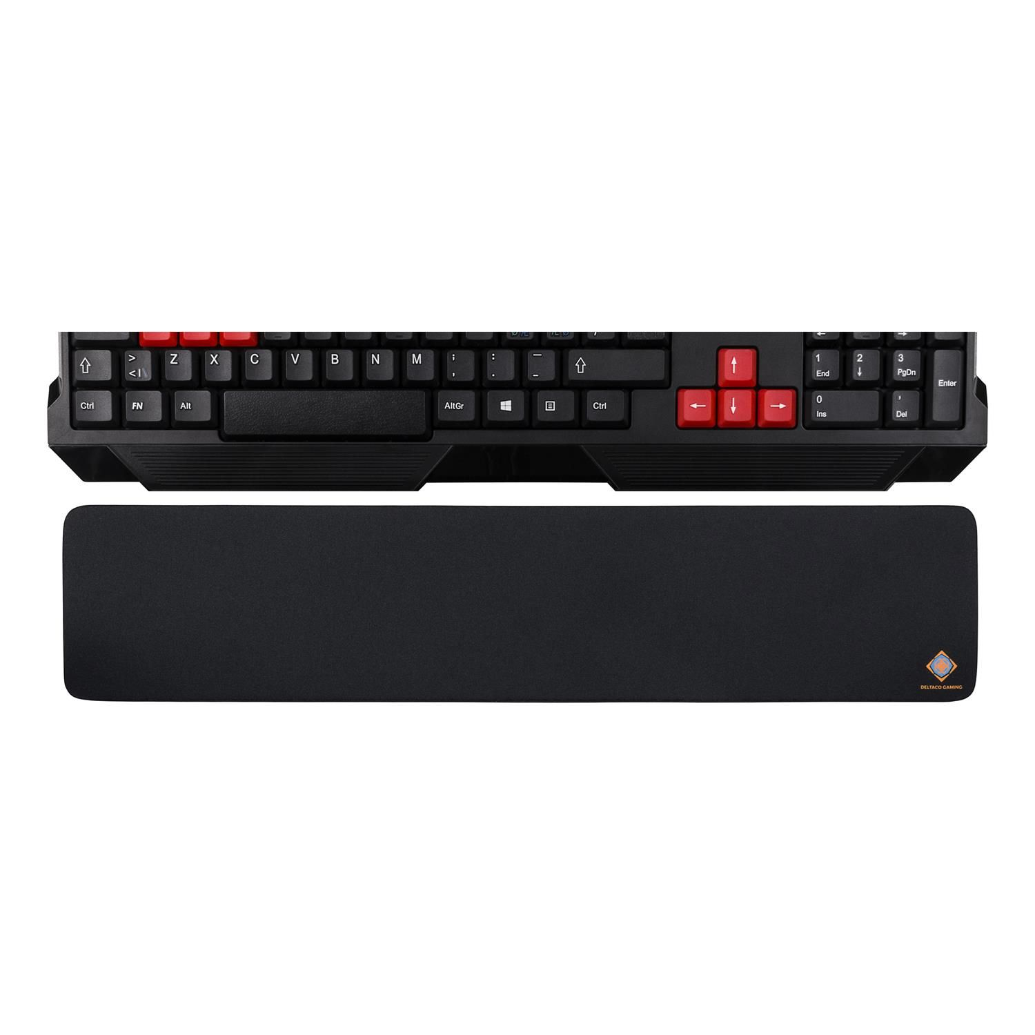 (Gaming) mm) DELTACO groß Mauspad x GAMING 95 mm Tastatur-Handballenauflage (440