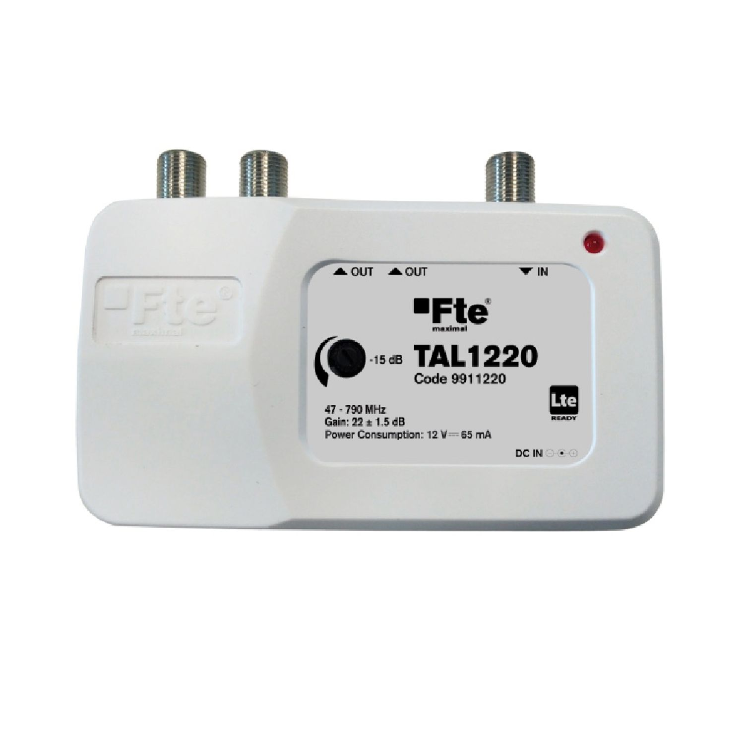 FTE MAXIMAL 1220 DVB-T2) TAL (DVB-C, Signalverstärker