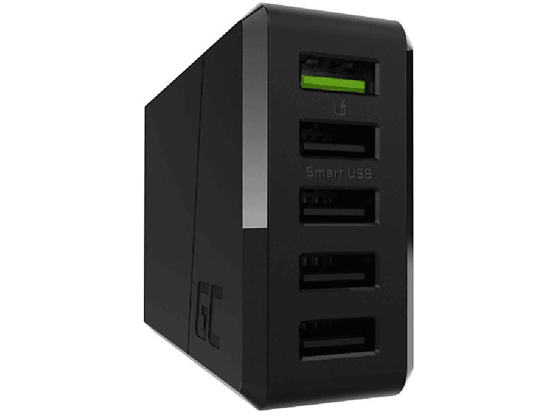 GREEN CELL ChargeSource 5 Ladegerät Ladegeräte schwarz Universal