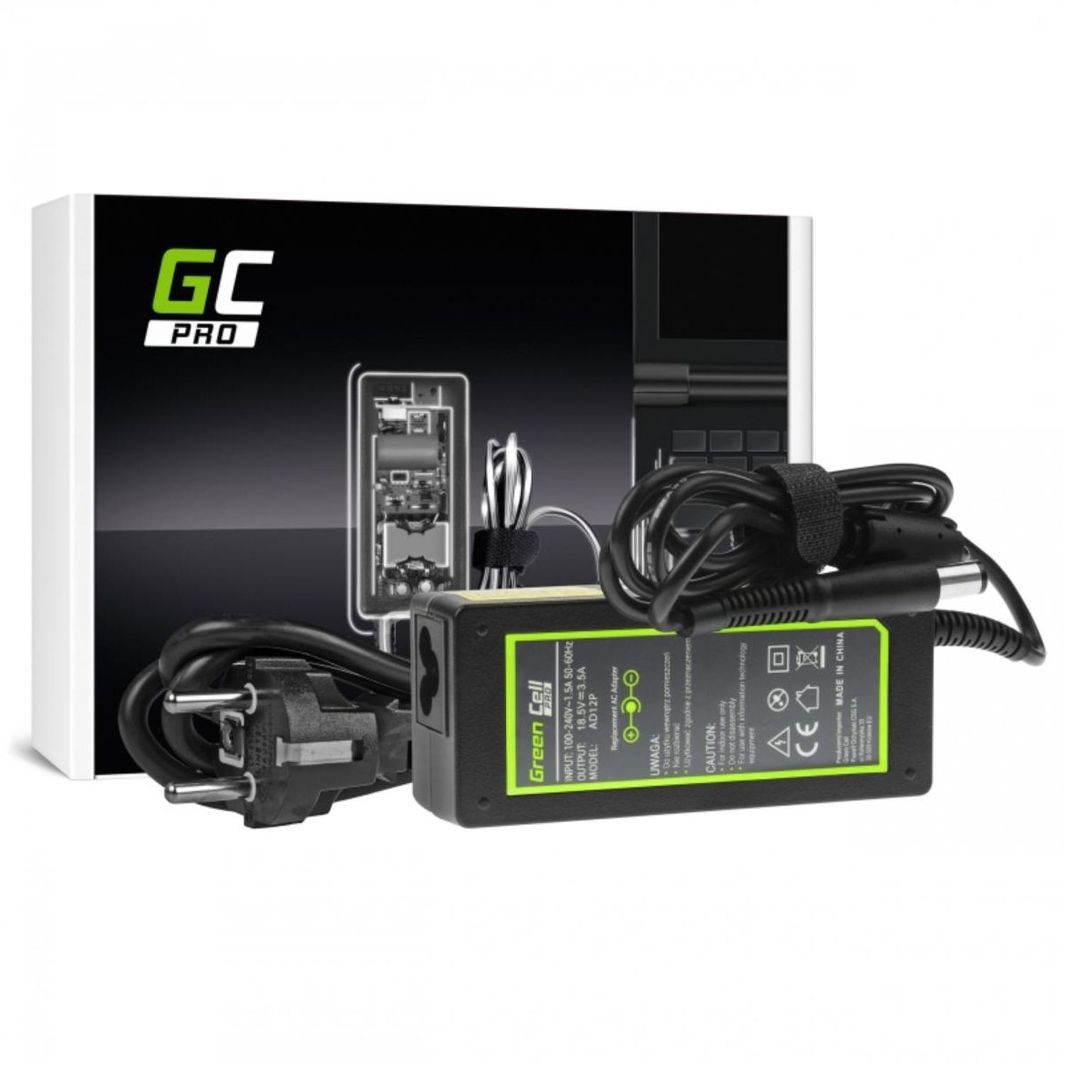 Ladegeräte schwarz CELL 250 G1 Green Universal, PRO Cell Ladegerät 65W 255 GREEN für HP