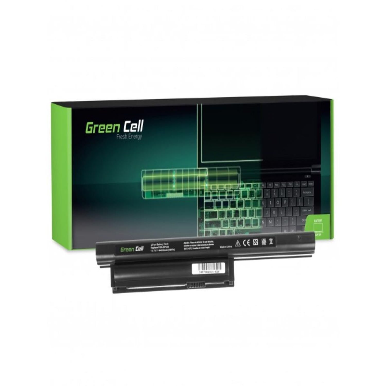 Akku CELL GREEN Batterien Lithium-Ionen-Akku Laptop für VGP-BPS26 PCG-71811M SONY / VAIO Akku
