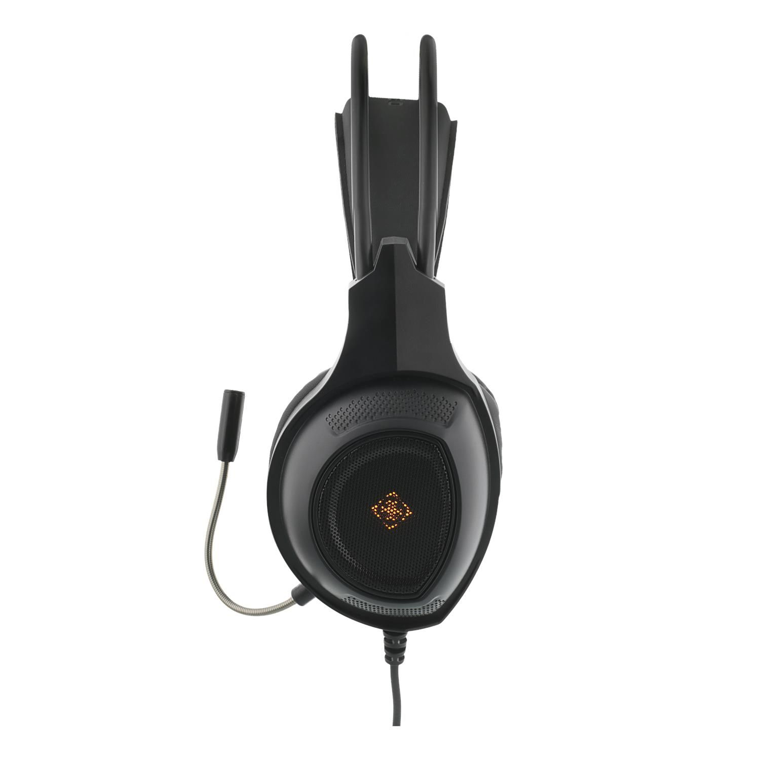 DELTACO GAMING LED Stereo-Headset, Headset schwarz Over-ear